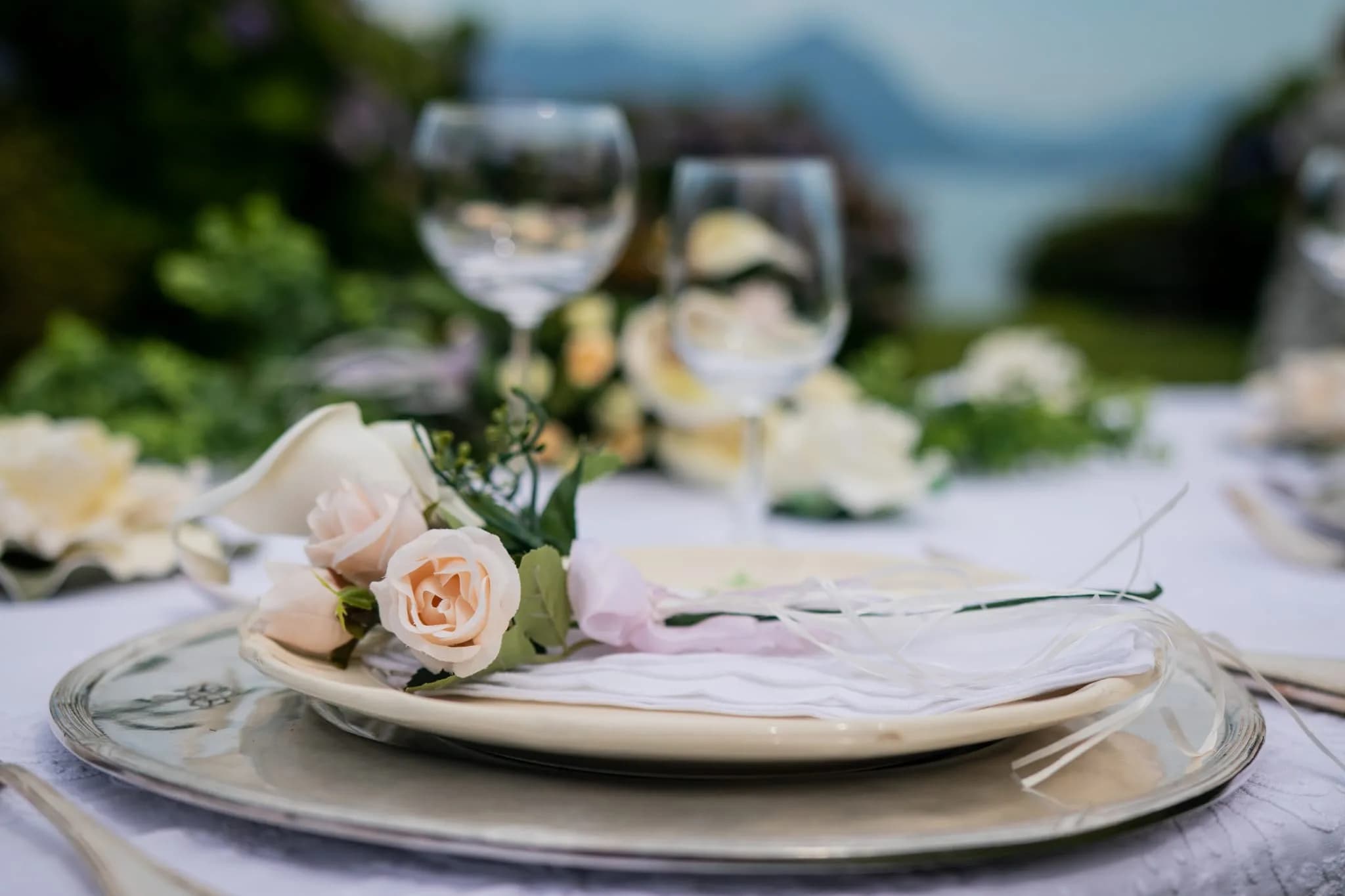 Matrimoni, fiori giganti in contesto